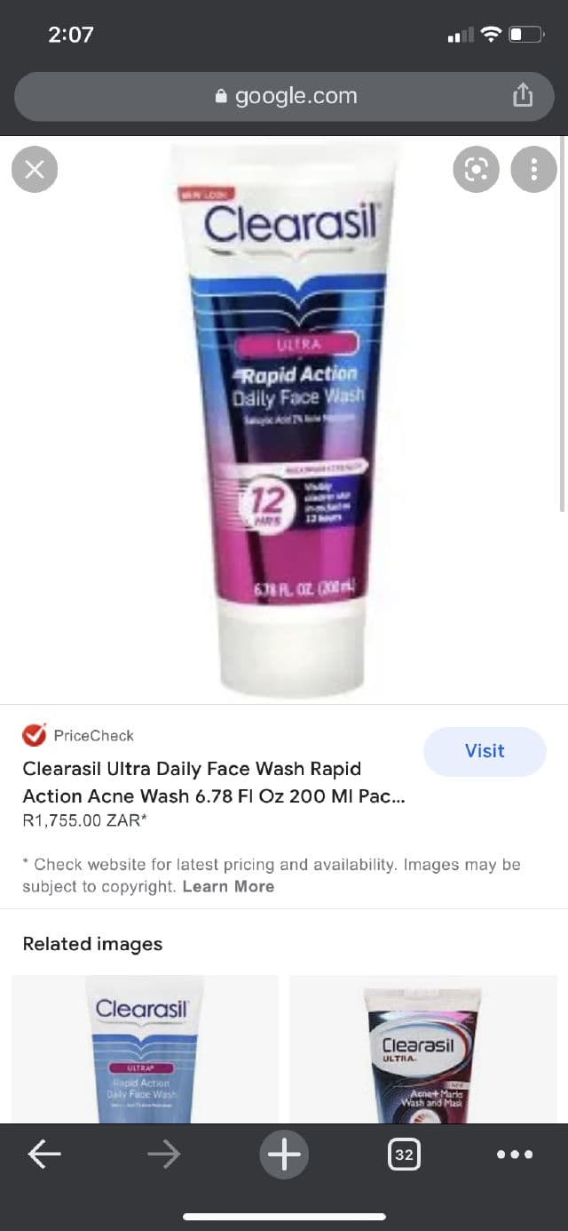 Clearasil Ultra Daily Face Wash review photo by Pastelem0