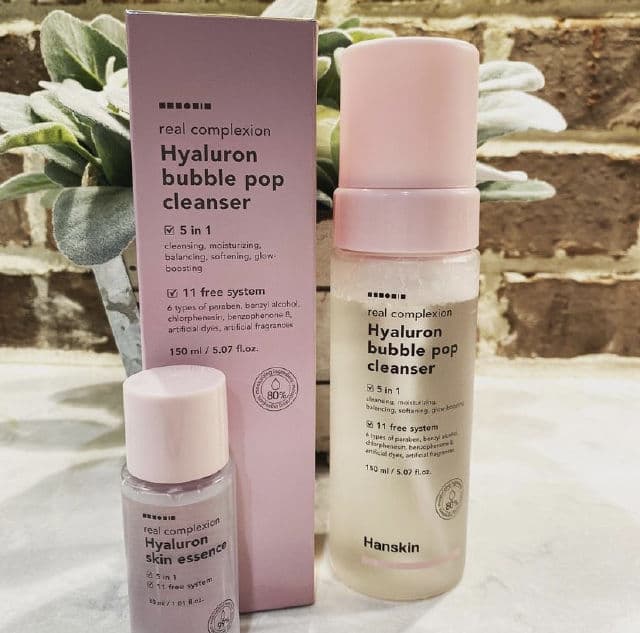 HANSKIN Hyaluron Bubble Pop Cleanser review photo by cleahanchey