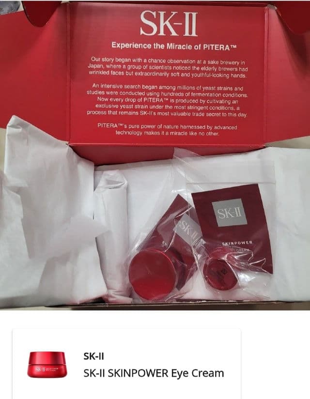 SK-II SkinPower Eye Cream review photo by SacredV