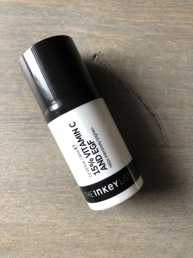 The Inkey List 15% Vitamin C and EGF Brightening Serum review photo by Skinabulous