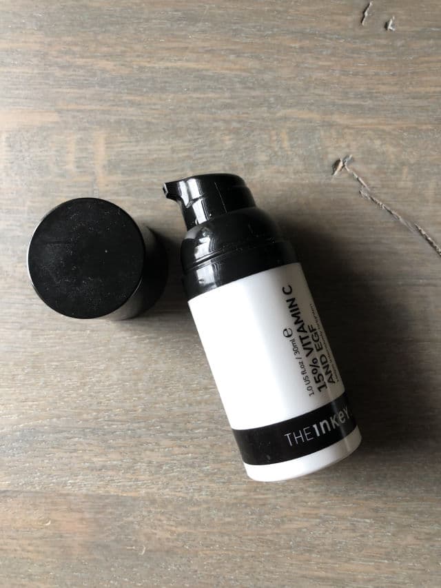 The Inkey List 15% Vitamin C and EGF Brightening Serum review photo by Skinabulous