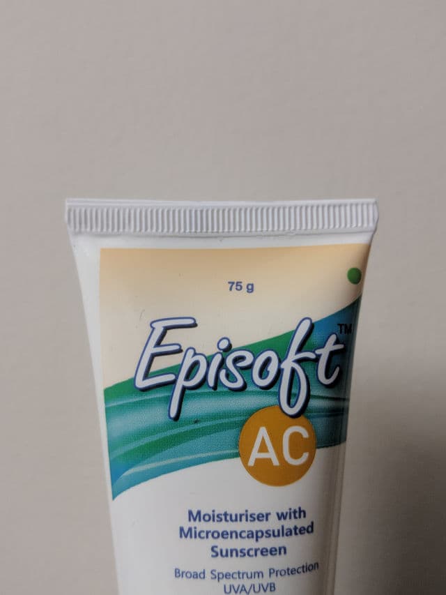 Episoft AC SPF 30 Cream review photo by SkincareNoob