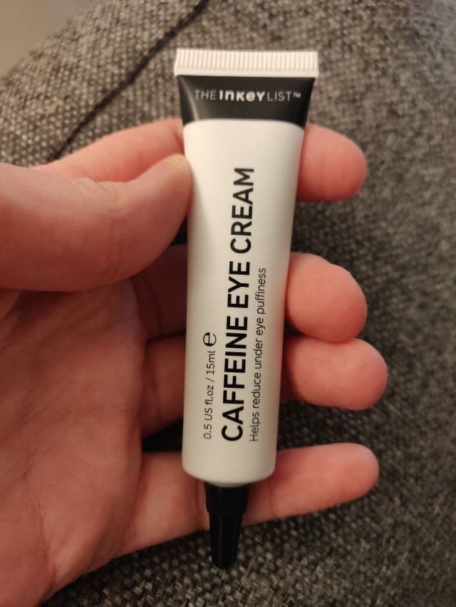 The Inkey List Caffeine Eye Cream review photo by Skincarekitten