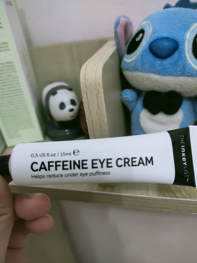 The Inkey List Caffeine Eye Cream review photo by Skincarelife