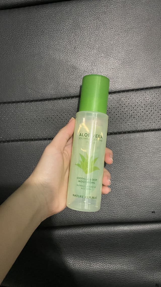 NATURE REPUBLIC Soothing & Moisture Aloe Vera 90% Toner review photo by Skinnnnlista
