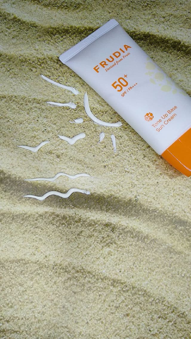 Frudia Tone Up Base Sun Cream SPF50+ PA+++ review photo by alexandraskrupnikova