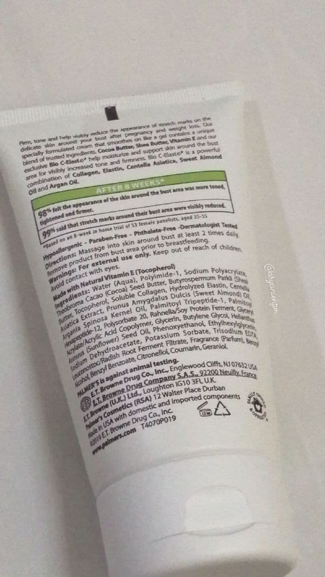Palmer's Cocoa Butter Formula Bust Firming Cream review photo by asyanie