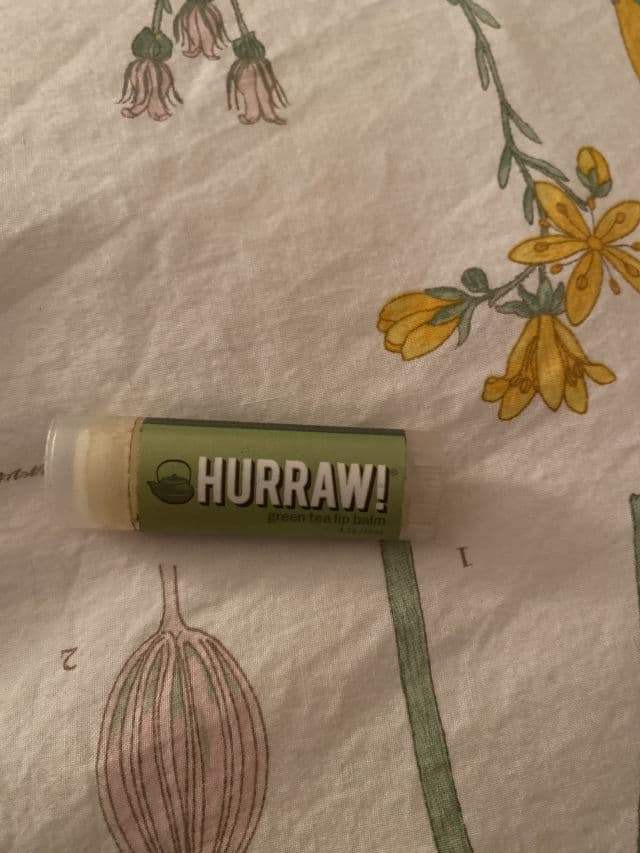 Hurraw! Green Tea Lip Balm review photo by butfirstproduct