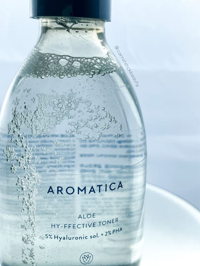 Aromatica Aloe Hy-ffective Toner review photo by carrotstickbeauty