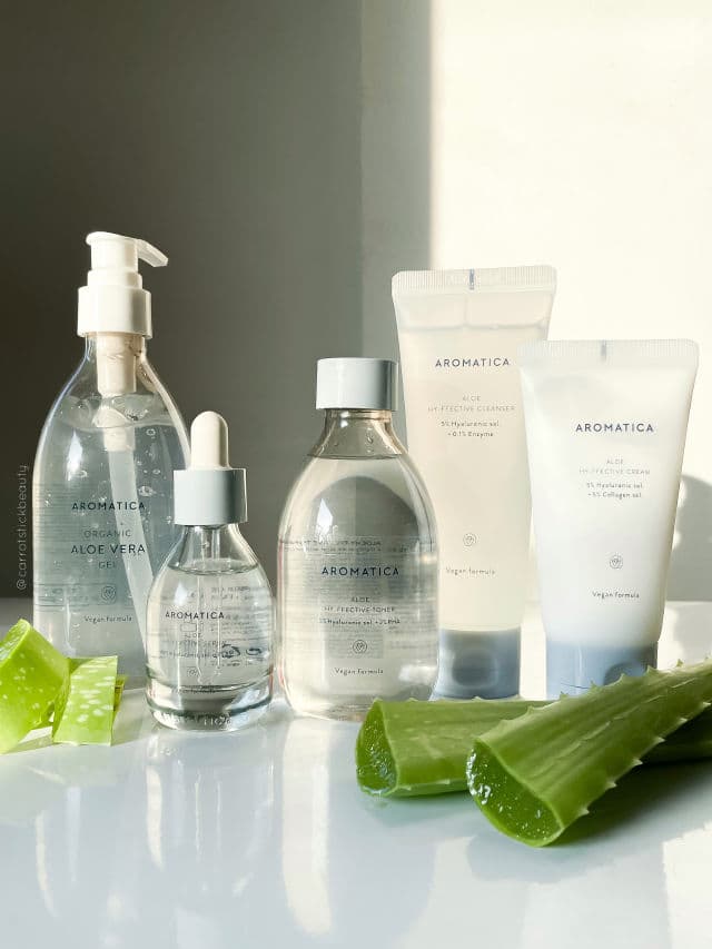 Aromatica Aloe Hy-ffective Cleanser review photo by carrotstickbeauty