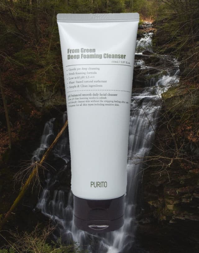 PURITO Green Deep Foaming Cleanser review photo by clnbnz