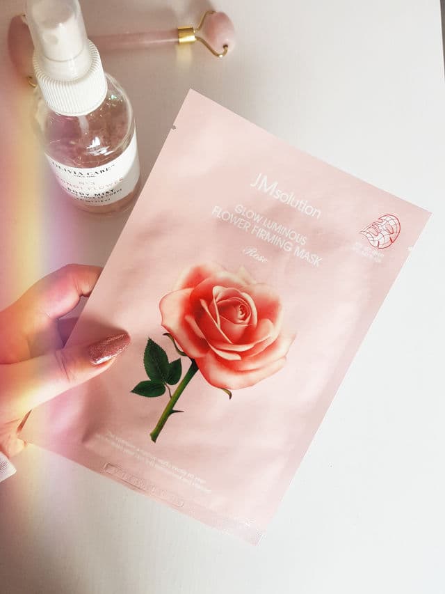 JMsolution Glow Luminous Flower Firming Mask Rose review photo by fox
