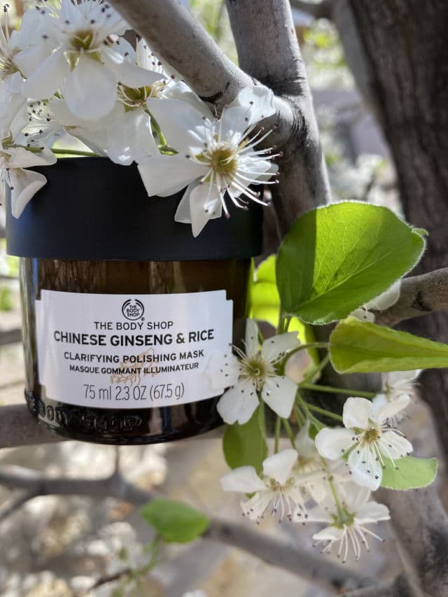 The Body Shop Chinese Ginseng & Rice Clarifying Polishing Mask review photo by freshfacedover40