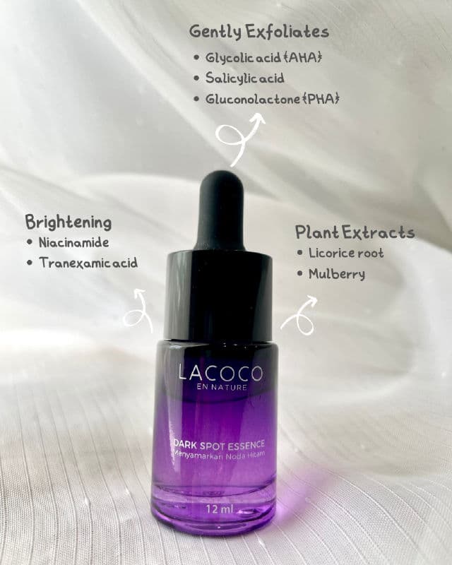 Lacoco en nature Darkspot Essence review photo by funskincare