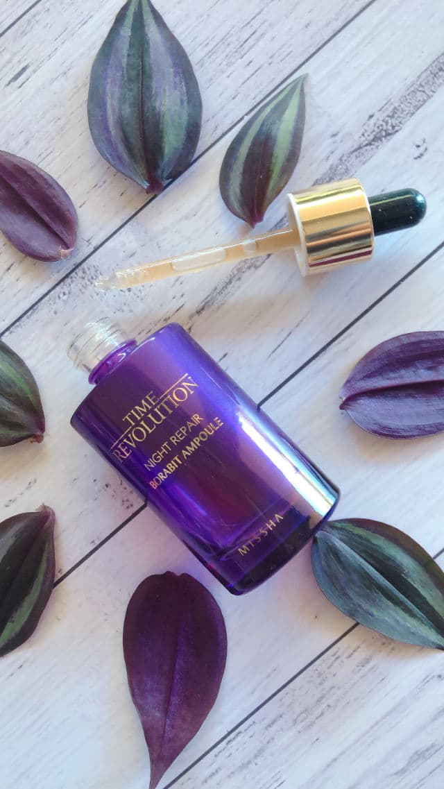 MISSHA Time Revolution Night Repair Borabit Ampoule review photo by glowyourskinaus