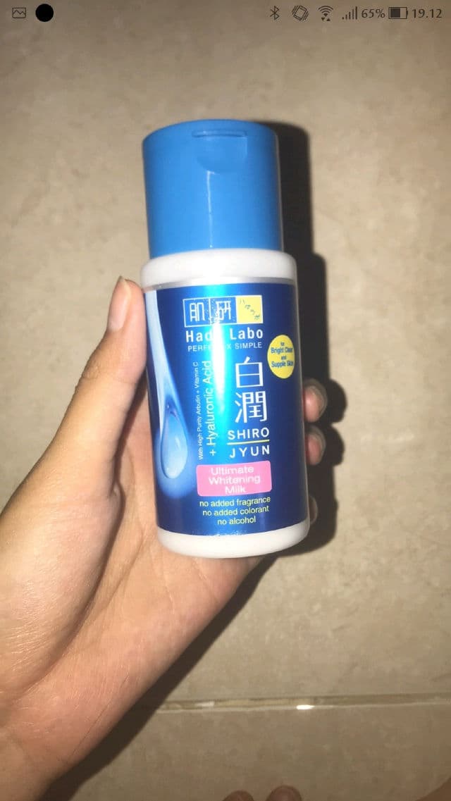 Hada Labo Shirojyun Milk review photo by hadie06