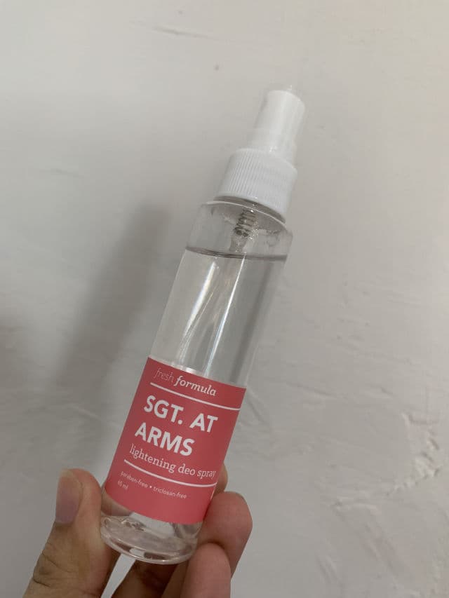 Fresh Formula Sgt. At Arms Lightening Deo Spray review photo by jamnesreen