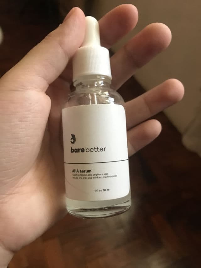 Bare Better AHA Serum review photo by jazminespos