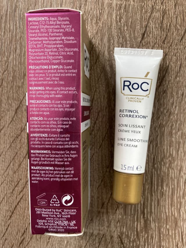 RoC Retinol Correxion Line Smoothing Eye Cream review photo by marina4ever