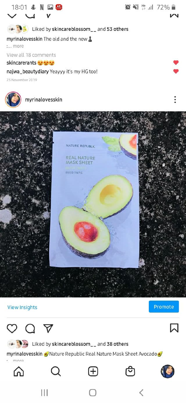 NATURE REPUBLIC Real Nature Seed Mask - Avocado review photo by myrinA