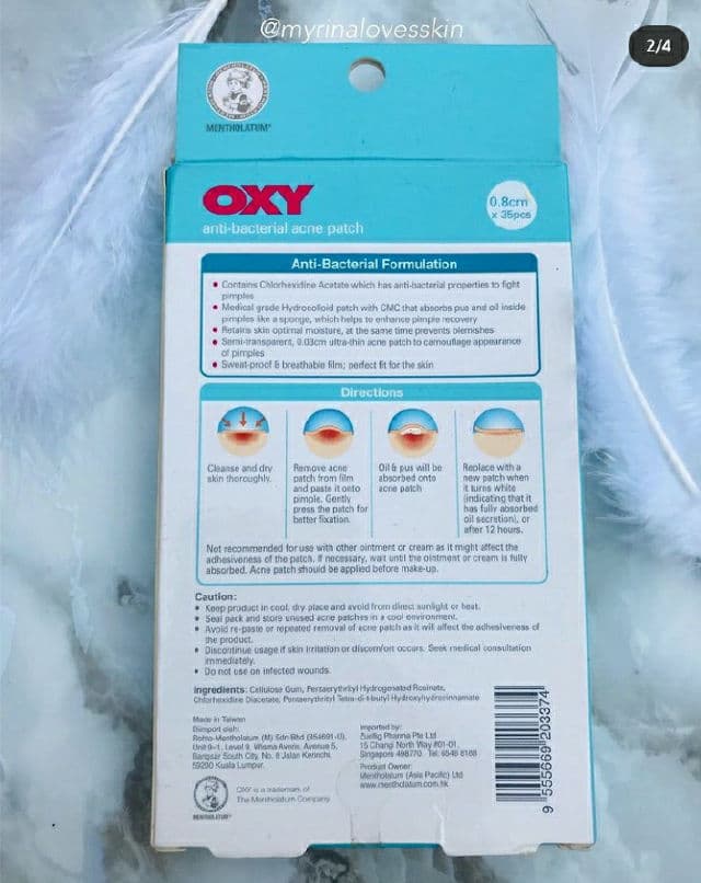 OXY Anti-Bacterial Acne Patch review photo by myrinA