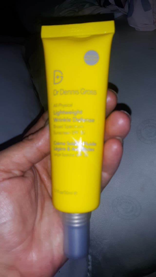 Dr. Dennis Gross Skincare All-Physical Lightweight Wrinkle Defense Broad Spectrum Sunscreen SPF 30 review photo by reneeshacie