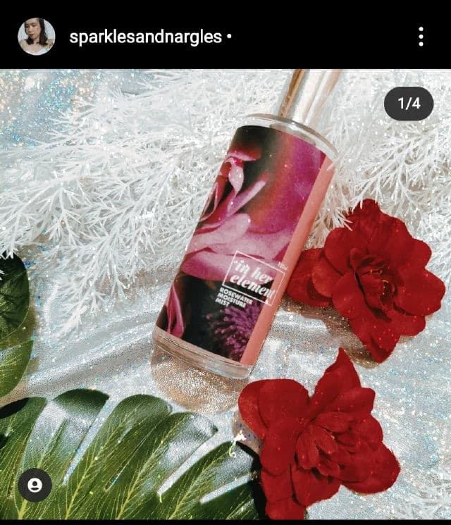 In Her Element Rosewater Moisture Mist review photo by sparklesandnargles