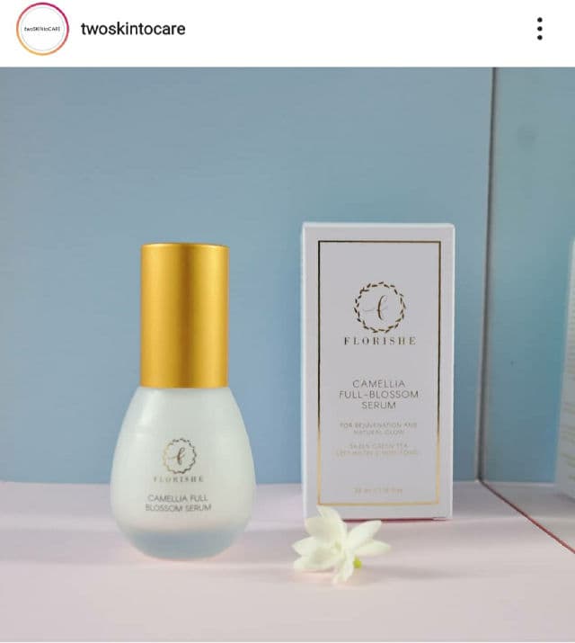 Florishe Blossom Serum review photo by twoskintocare